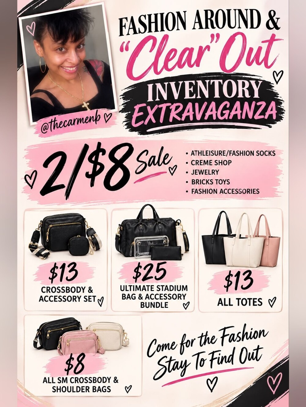 💗UNLISTED 💗FASHION AROUND & CLEAR OUT EVENT💗
